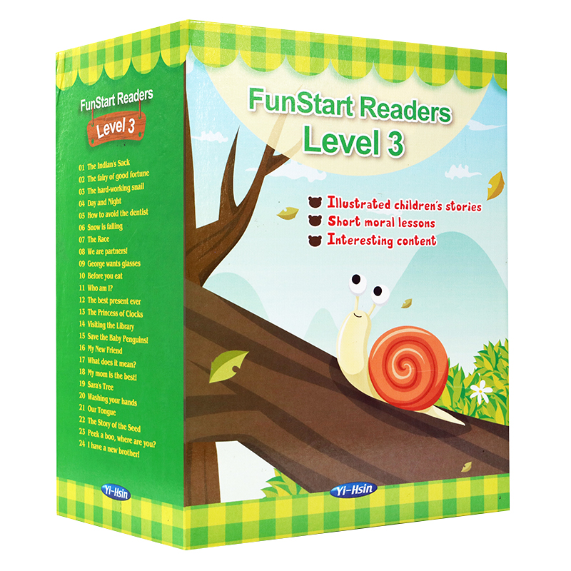 《FunStart Readers Level 3有趣的读物》直接点读【入口：封面左上角】